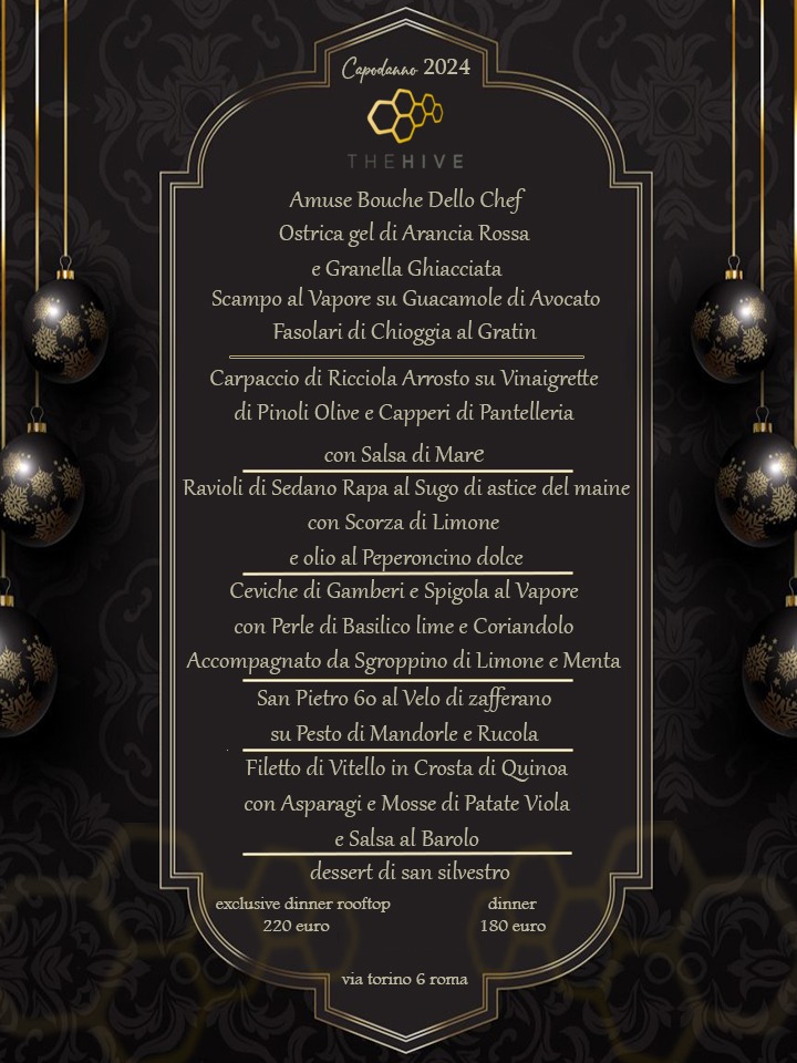 capodanno rooftop the hive roma